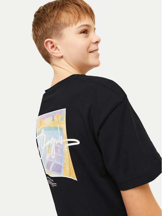 Jack&Jones Junior Jack&Jones Junior Marškinėliai Joraruba 12257134 Juoda Volume Fit