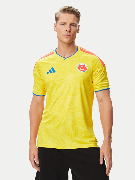 adidas adidas Maglietta tecnica Colombia 26 Home Replica JL6972 Giallo Slim Fit