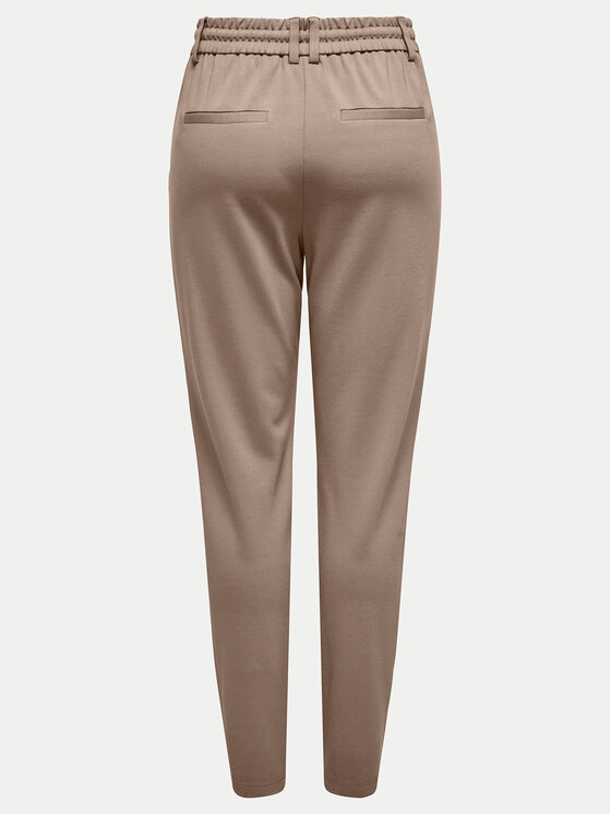 ONLY ONLY Spodnie materiałowe Poptrash 15115847 Brązowy Regular Fit