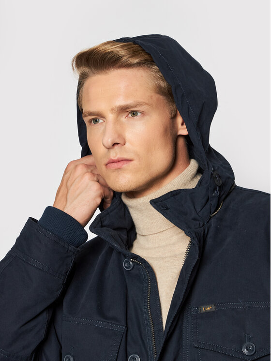 Lee Lee Kurtka zimowa Winter Field L88EOPHY 112141016 Granatowy Regular Fit