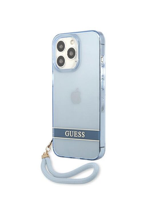 Guess Guess Etui na telefon iPhone 13 Pro Niebieski