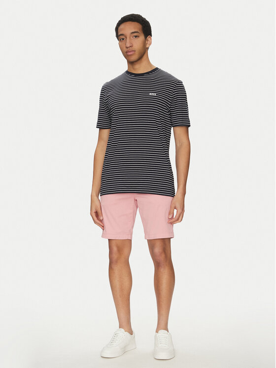 BOSS BOSS T-Shirt TalesStripe 50499334 Czarny Relaxed Fit