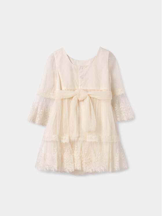 Abel & Lula Abel & Lula Elegantes Kleid 5046 Écru Regular Fit