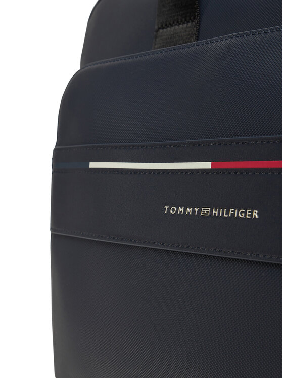 Tommy Hilfiger Tommy Hilfiger Torba na laptopa Th Foundation Computer Bag AM0AM13198 Granatowy