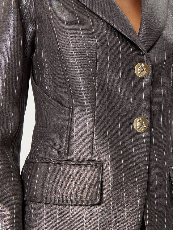 Babylon Babylon Marynarka E00285 Szary Regular Fit