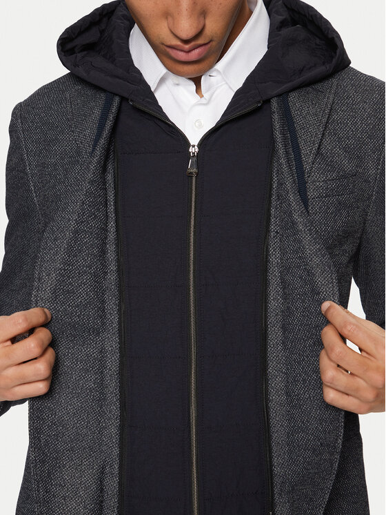 JOOP! Jeans JOOP! Jeans Kurtka przejściowa 15 JJB-18Hoodney-J15 30045021 Granatowy Slim Fit