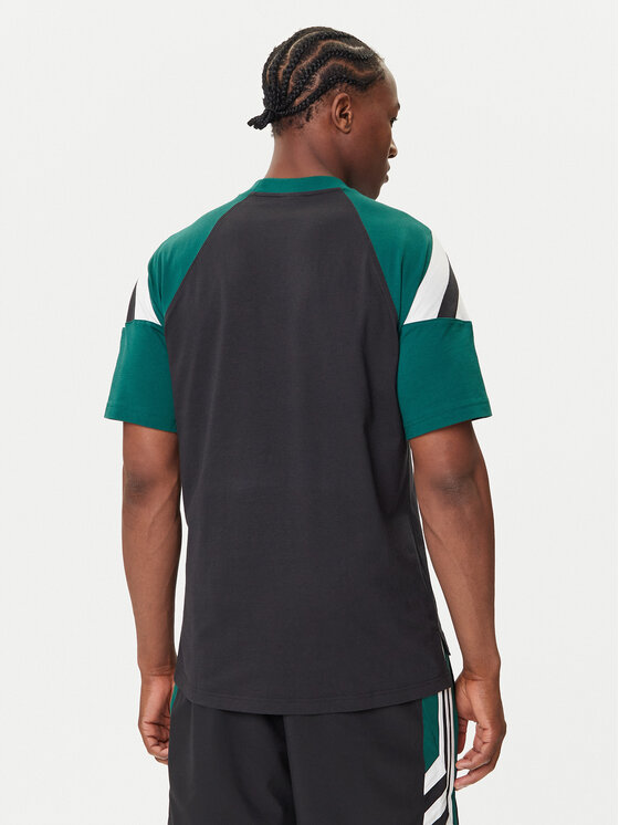 adidas adidas T-Shirt Archive Cutline JX3075 Zielony Loose Fit