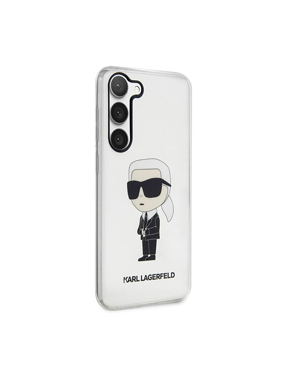 KARL LAGERFELD KARL LAGERFELD Etui na telefon Ikonik Karl Przezroczysty