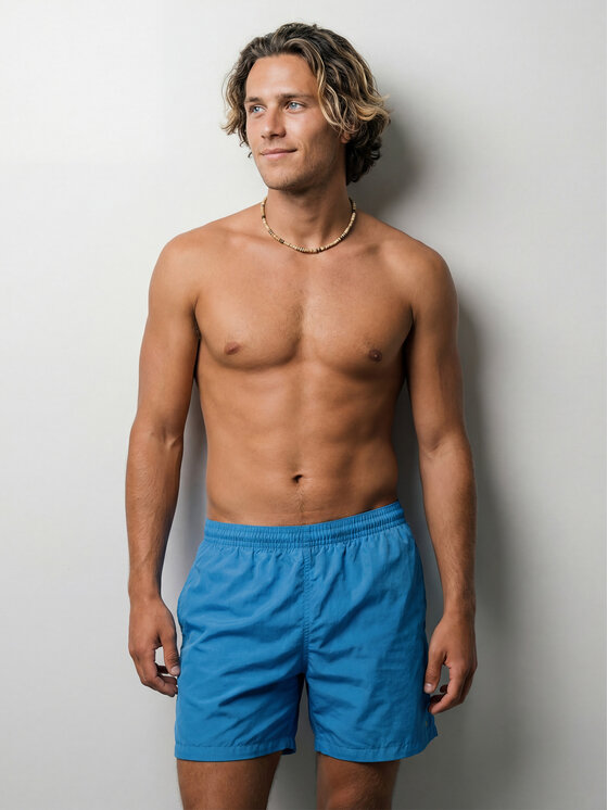 Feba Feba Pantaloncini da bagno FM01 Turchese Short Fit