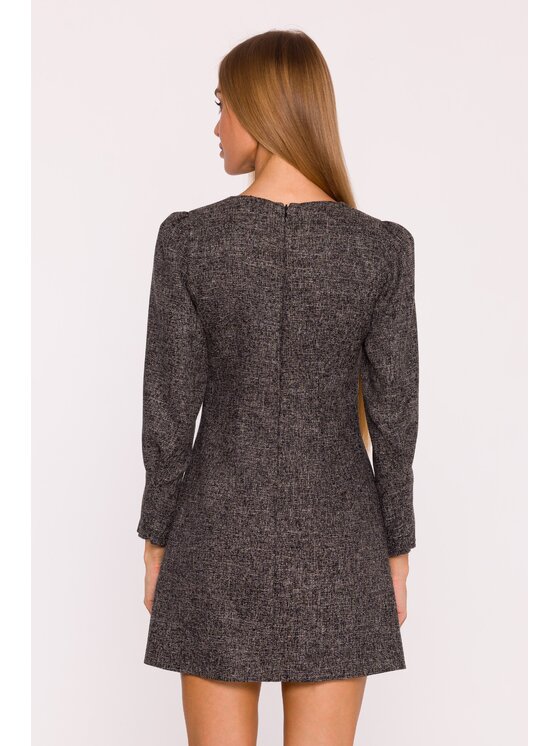 Made of Emotion Made of Emotion Sukienka wieczorowa M870 Czarny Modern Slim Fit