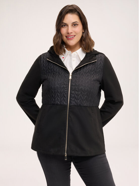 Fiorella Rubino Fiorella Rubino Giubbotto piumino F091T001530N033 Nero Flared Fit