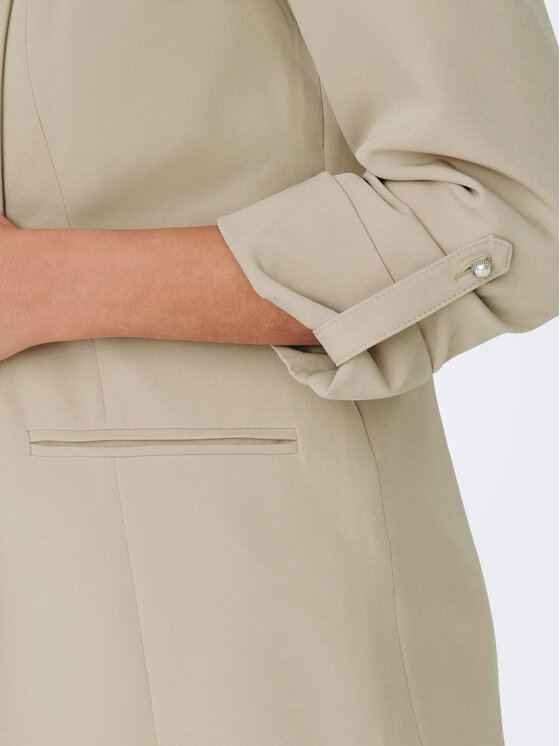 ONLY ONLY Marynarka Kayle-Orleen 15218743 Beżowy Regular Fit