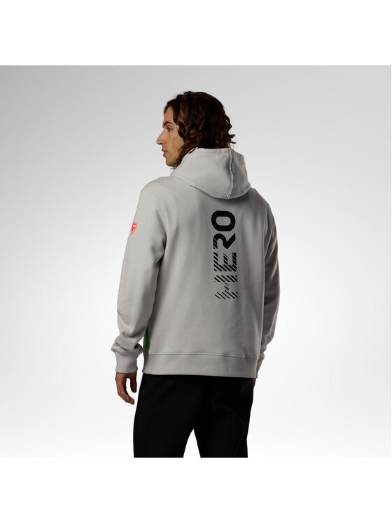 Rossignol Rossignol Bluza M Hero Hoodie Szary Regular Fit