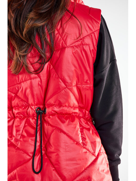 Awama Awama Bezrękawnik A544 Czerwony Basic Fit