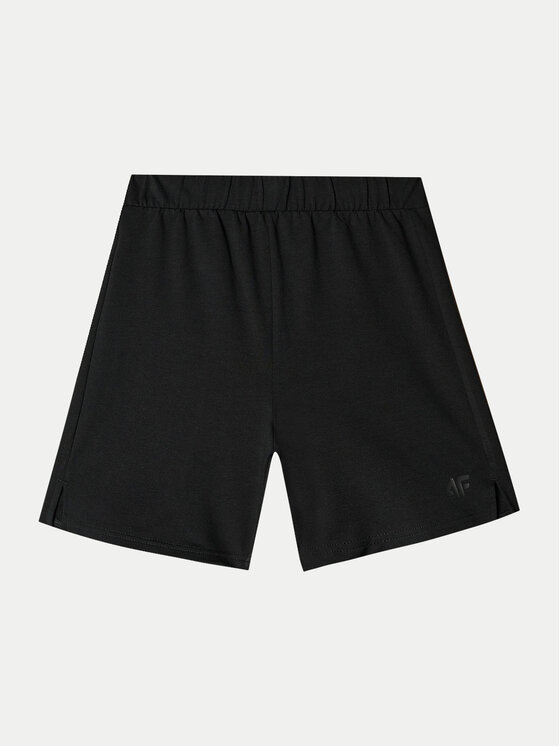 4F 4F Komplet t-shirt i spodenki 4FJWAW24TAPSM022 Czarny Regular Fit