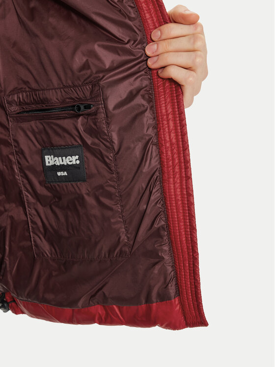 Blauer Blauer Pehelykabát 24WBLDC03051 Piros Regular Fit
