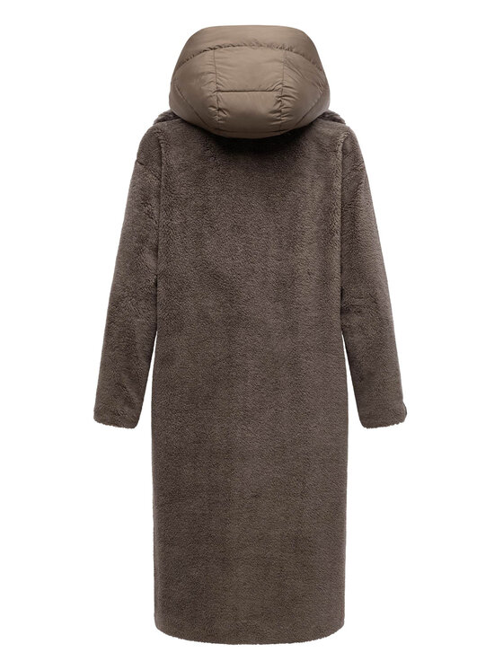 Navahoo Navahoo Kurtka zimowa Teddyzauber Brązowy Regular Fit