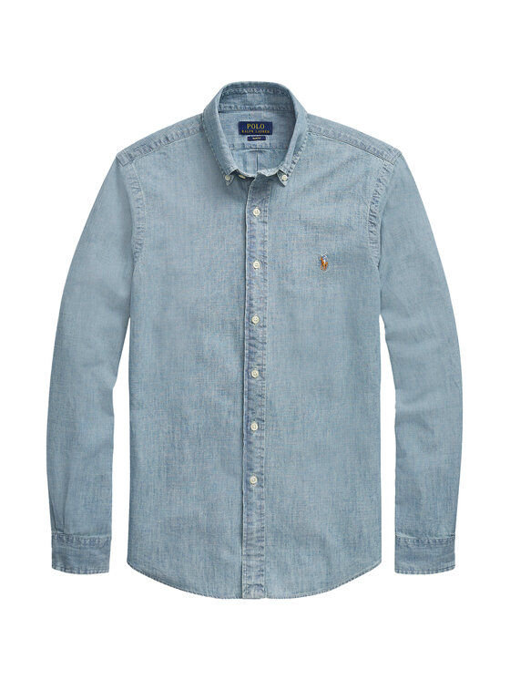 Polo Ralph Lauren Polo Ralph Lauren Camicia Core Replen 710548538 Blu Slim Fit