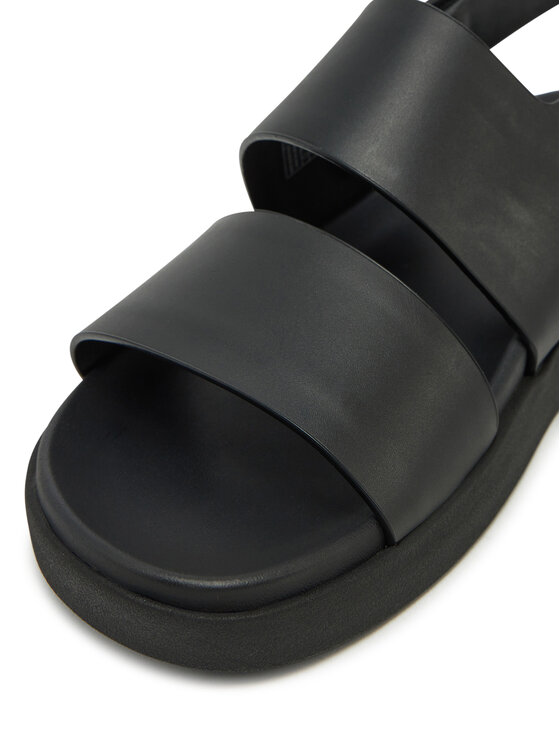 Calvin Klein Calvin Klein Sandale Flat Adj Sandal Eyelet HW0HW02488 Crna