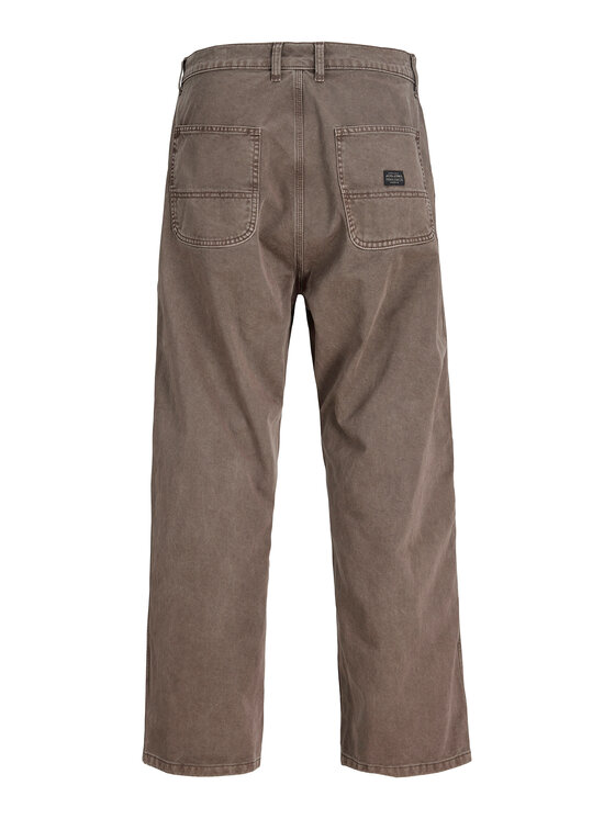 Jack & Jones Jack & Jones Bavlnené nohavice Alex 12288528 Béžová Baggy Fit