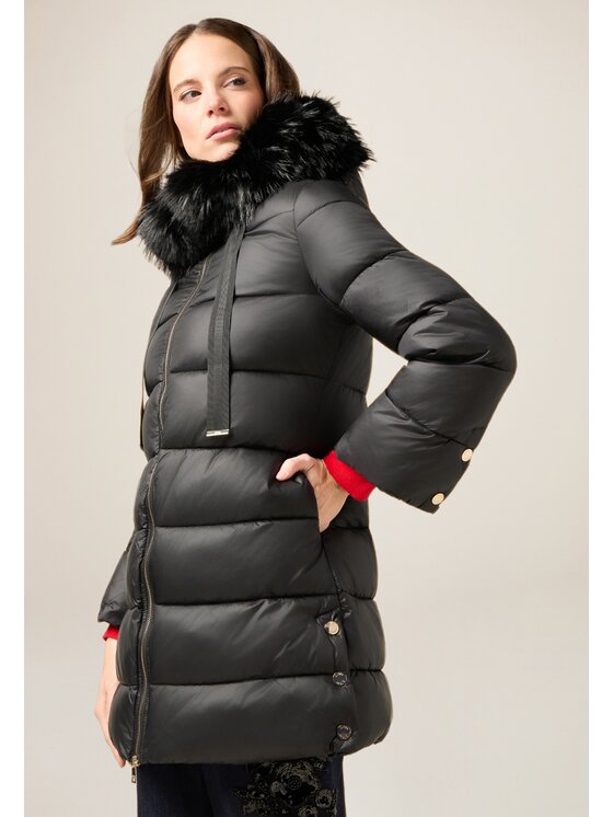 Oltre Oltre Giubbotto piumino F007R001487N033 Nero Baggy Fit