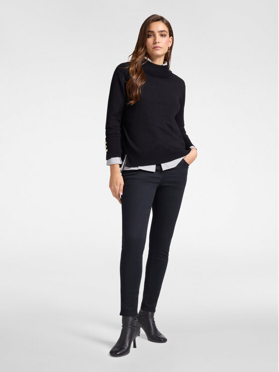 Elena Mirò Elena Mirò Pantaloni di tessuto P108P000220N033 Nero Regular Fit
