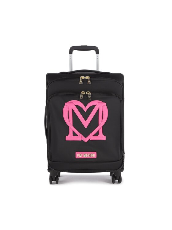 Малък текстилен куфар LOVE MOSCHINO
