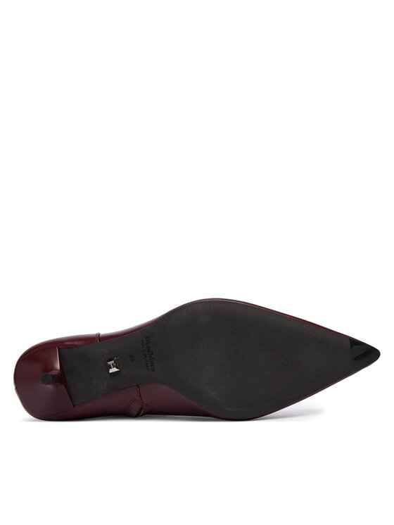 Max Mara Max Mara Botki Mxalightbootie 2624796032600 Bordowy