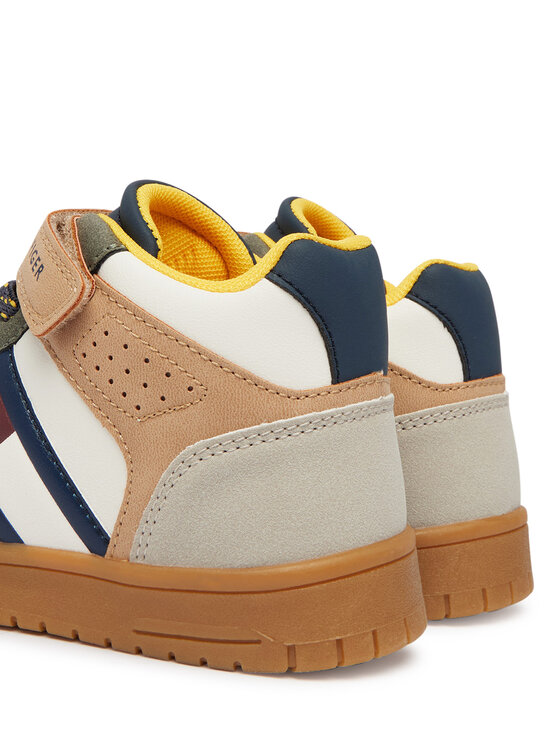 Tommy Hilfiger Tommy Hilfiger Superge High Top Lace-Up/Velcro Sneaker T1X9-35229-1269 S Pisana