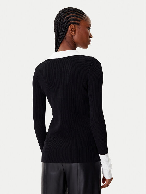 KARL LAGERFELD KARL LAGERFELD Svetr A4W18043 Černá Slim Fit