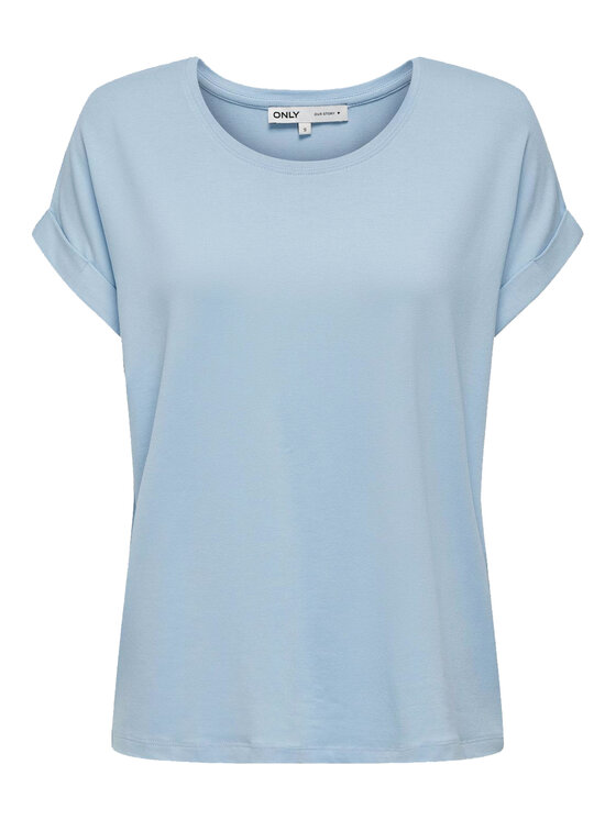 ONLY ONLY Tricou Moster 15106662 Albastru celest Regular Fit