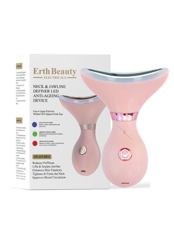 Erthskin London Erthskin London System przeciwstarzeniowy LED Neck & Jawline Definer Zestaw do pielęgnacji