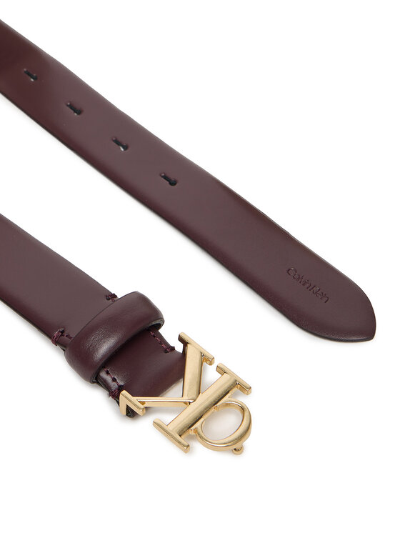 Calvin Klein Calvin Klein Pásek Ck Buckle 30Mm Fixed Belt LV04F7054G Bordó