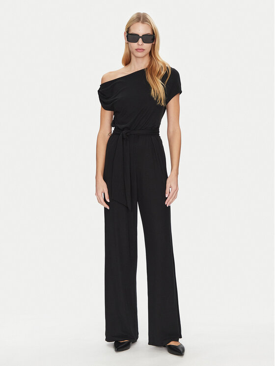 Guess Guess Salopetă W5GD89 KCTB0 Negru Regular Fit