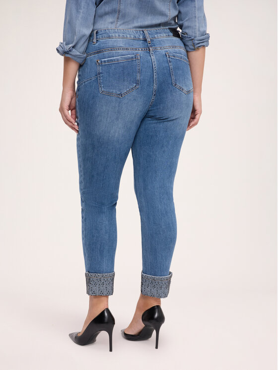 Fiorella Rubino Fiorella Rubino Jeansy P483T005409N024 Niebieski Slim Fit