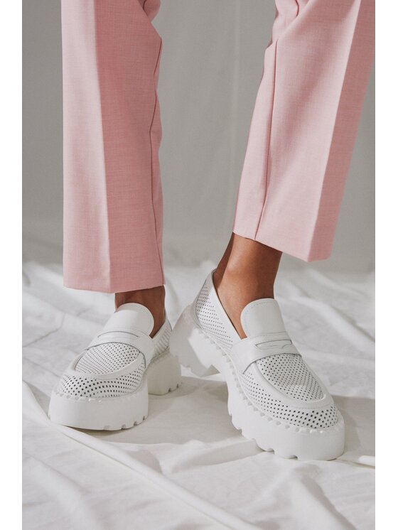 Estro Estro Μοκασίνια ER00112849 Λευκό