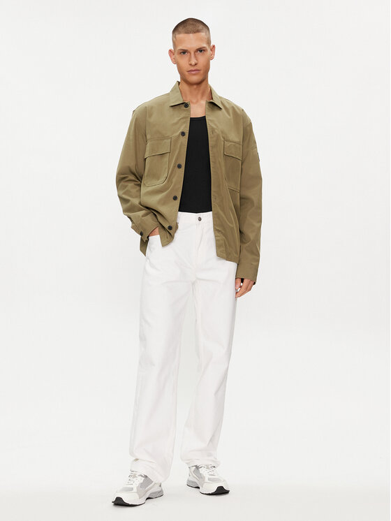 Calvin Klein Jeans Calvin Klein Jeans Дънки 90's J30J325580 Бял Straight Fit
