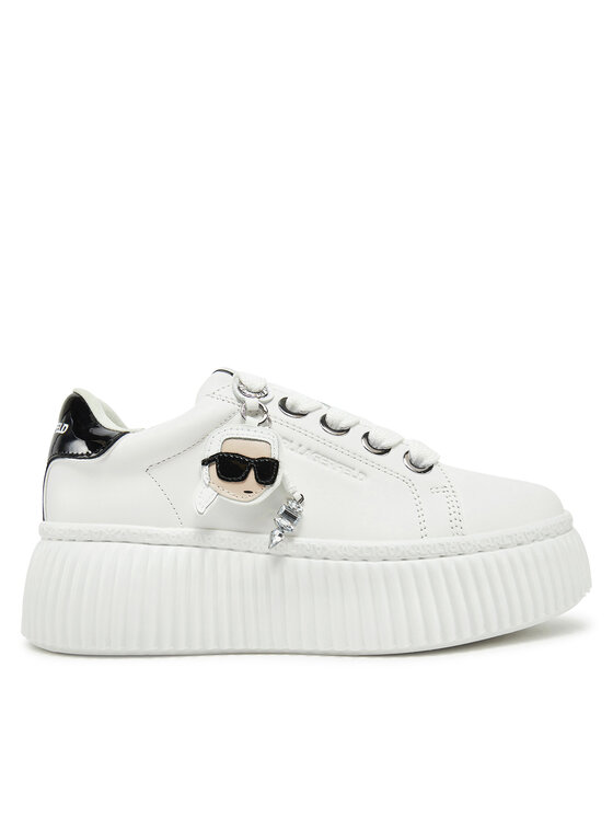 KARL LAGERFELD Sneakers Kreeper Lo KL42376T Alb