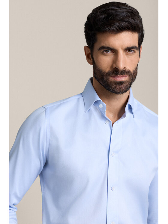 Lancerto Lancerto Koszula Adelisa KO073226000008 Niebieski Slim Fit
