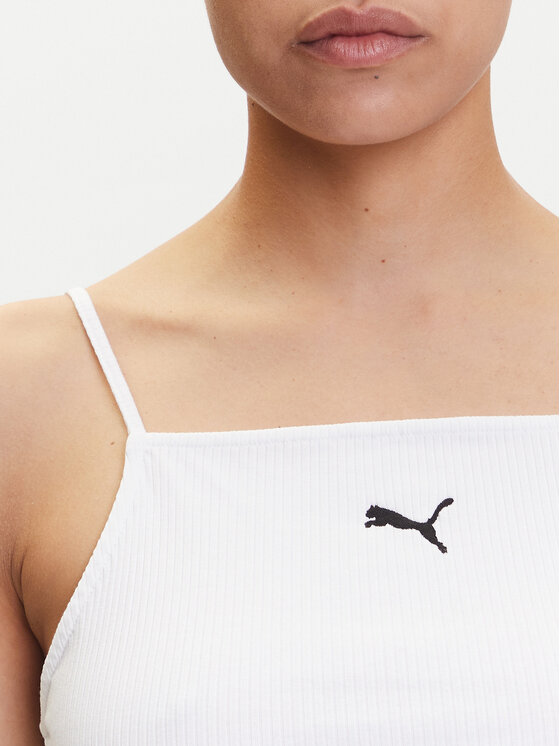Puma Puma Top Ess 629771 Biały Slim Fit