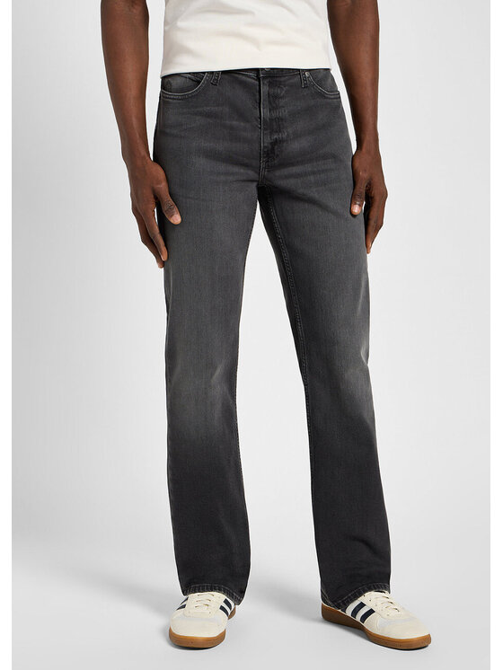 Lee Lee Jeansy LEON Szary Loose Fit