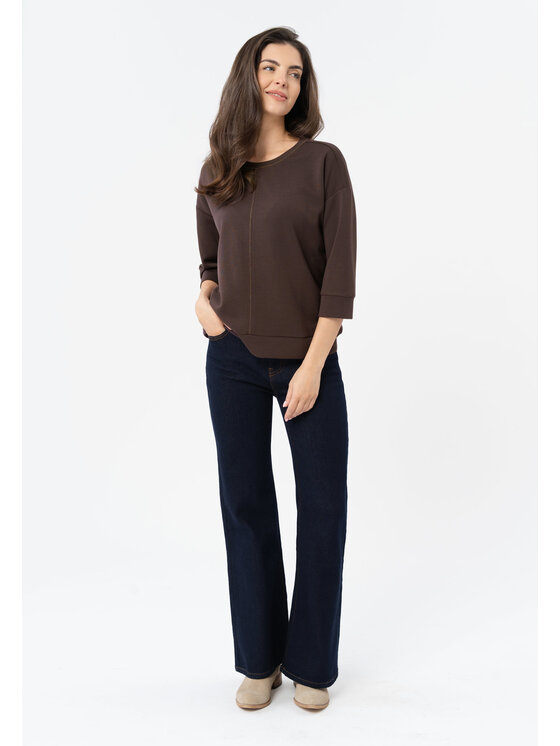 Volcano Volcano Bluza B-LOTTI Brązowy Regular Fit