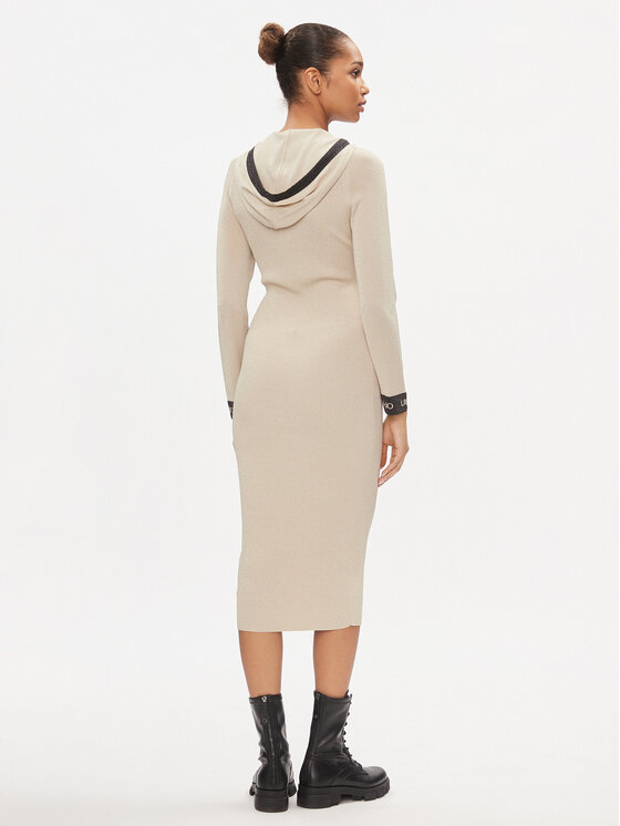 Liu Jo Sport Liu Jo Sport Trikotažinė suknelė TA4012 MS014 Auksinė Regular Fit