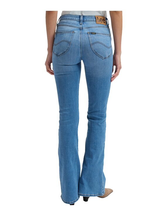 Lee Lee Jeansy Breese Niebieski Wide Leg