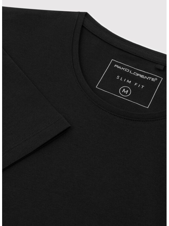 Pako Lorente Pako Lorente T-Shirt P25BN-TT-001 Czarny Slim Fit