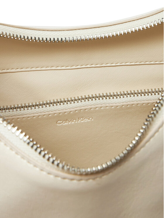 Calvin Klein Calvin Klein Сумка Hardware Strap Hobo Shoulder Bag K60K613031 Білий