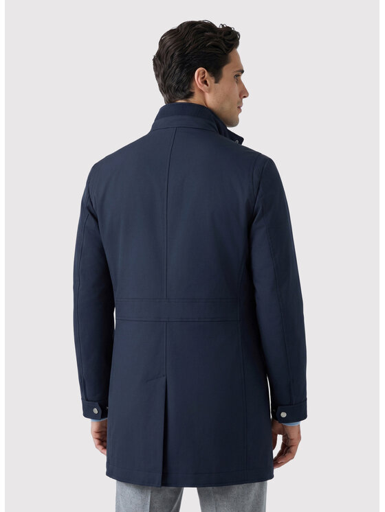 Pako Lorente Pako Lorente Płaszcz przejściowy P26WF-7X-010 Granatowy Regular Fit