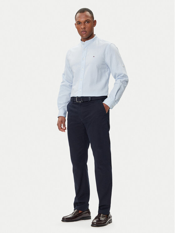 Tommy Hilfiger Tommy Hilfiger Marškiniai MW0MW40716 Žydra Regular Fit