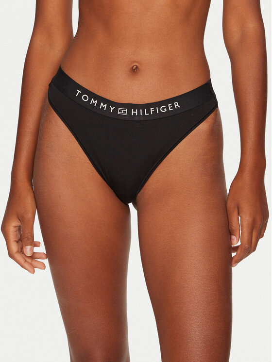 Tommy Hilfiger Stringi UW0UW05510 Melns