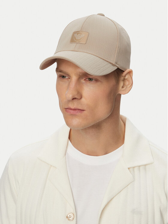 Emporio Armani Emporio Armani Kepurė su snapeliu EX000032 AF20428 F6107 Smėlio
